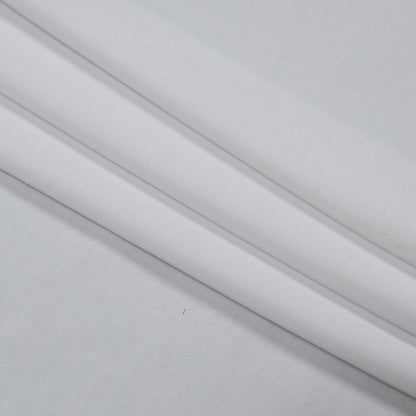 White Stretch Rayon Jersey Folded
