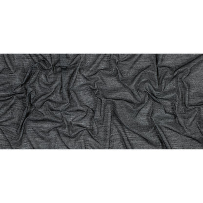Heathered Black Warp Knitting Fusible Interfacing Folded