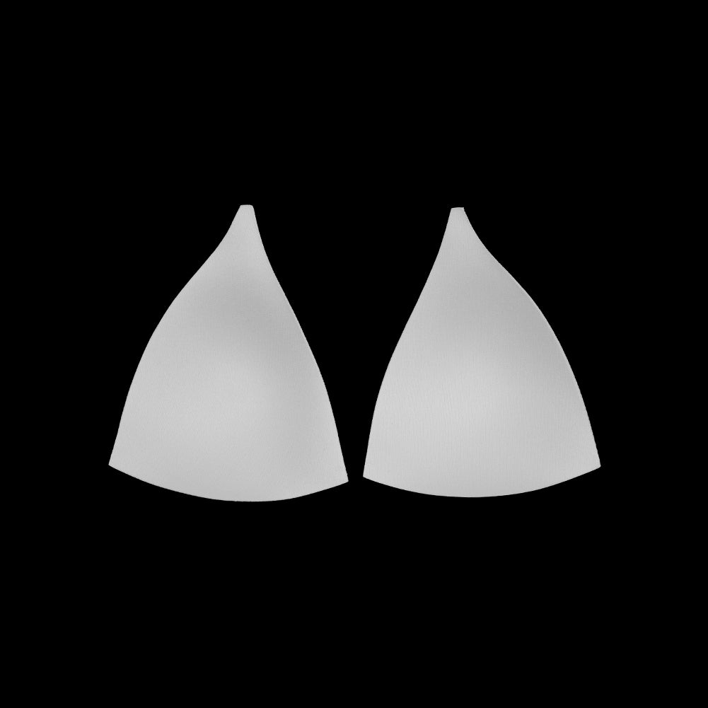 White Triangle Bra Cup - Size 06 Detail