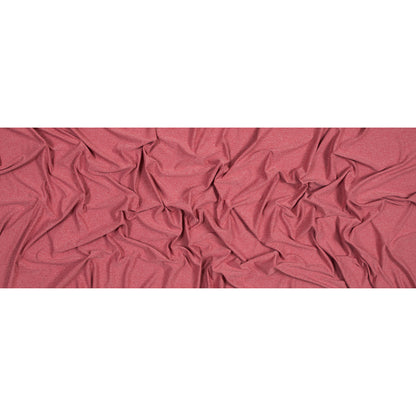 Performance Jersey, Wicking and Anti-Microbial - Heathered Warm Red Folded