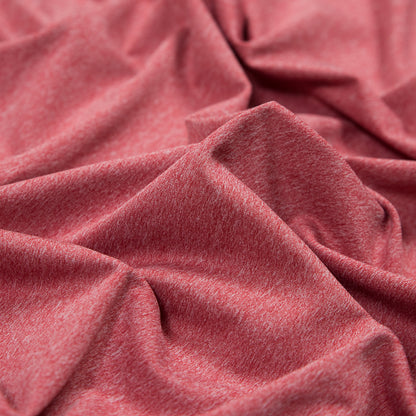 Performance Jersey, Wicking and Anti-Microbial - Heathered Warm Red Full