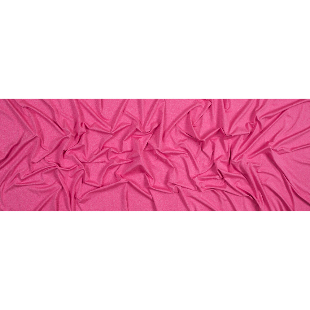 Performance Jersey, Wicking and Anti-Microbial - Heathered Fuzzy Fuchsia Folded