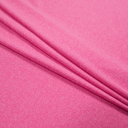 Performance Jersey, Wicking and Anti-Microbial - Heathered Fuzzy Fuchsia Detail