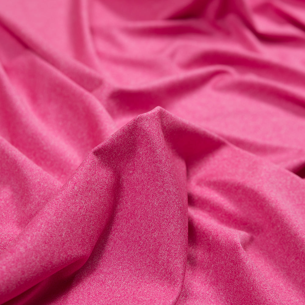Performance Jersey, Wicking and Anti-Microbial - Heathered Fuzzy Fuchsia Full