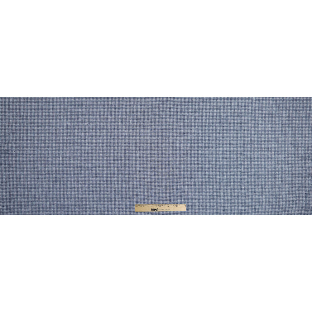 Blue Shepherd's Check Cotton Woven Full