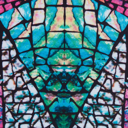 Stain Glass Caye UV Protective Compression Swimwear Tricot with Aloe Vera Microcapsules Detail