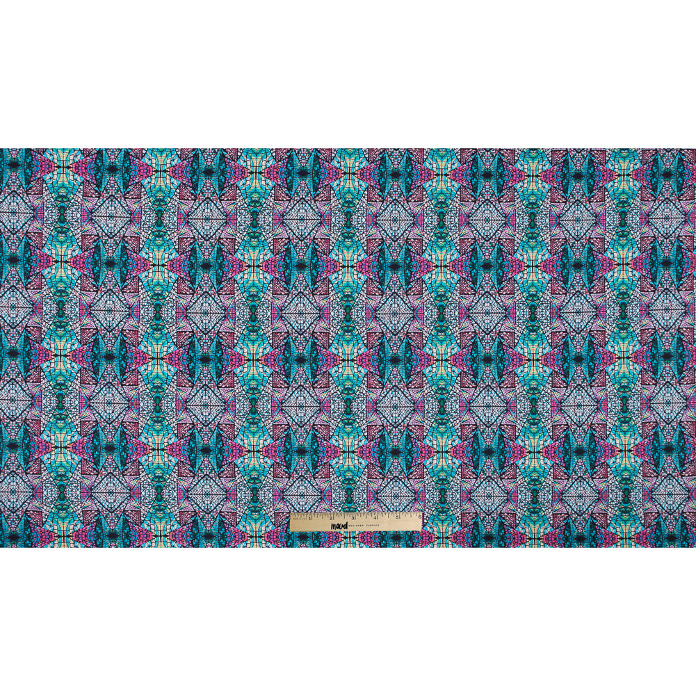 Stain Glass Caye UV Protective Compression Swimwear Tricot with Aloe Vera Microcapsules Full