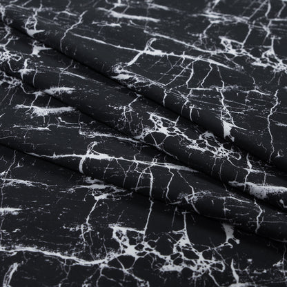 Black Marble UV Protective Compression Tricot with Aloe Vera Microcapsules - Folded