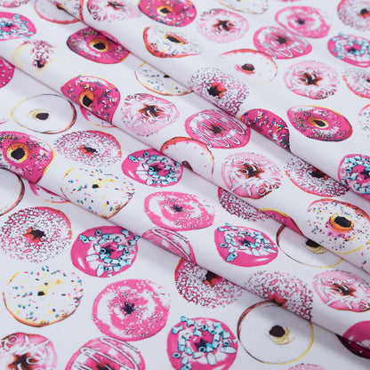 Strawberry Donuts Caye UV Protective Compression Swimwear Tricot with Aloe Vera Microcapsules Folded