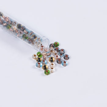 template--26688905969737__main-Clear Earth Tone Czech Seed Beads - Size 2