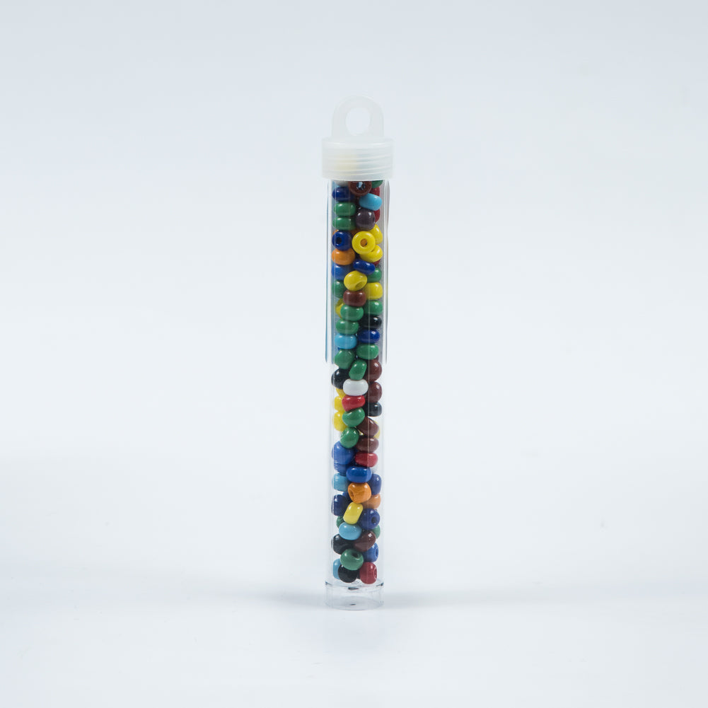 Multicolor Opaque Czech Seed Beads - Size 2 Detail