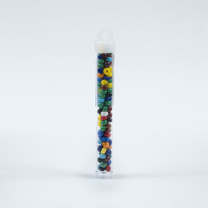 Multicolor Opaque Czech Seed Beads - Size 2 Detail