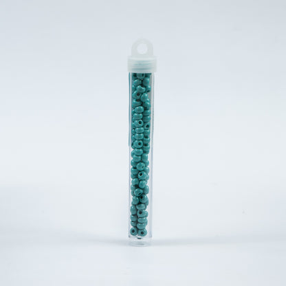 Turquoise Opaque Czech Seed Beads - Size 2 - Detail