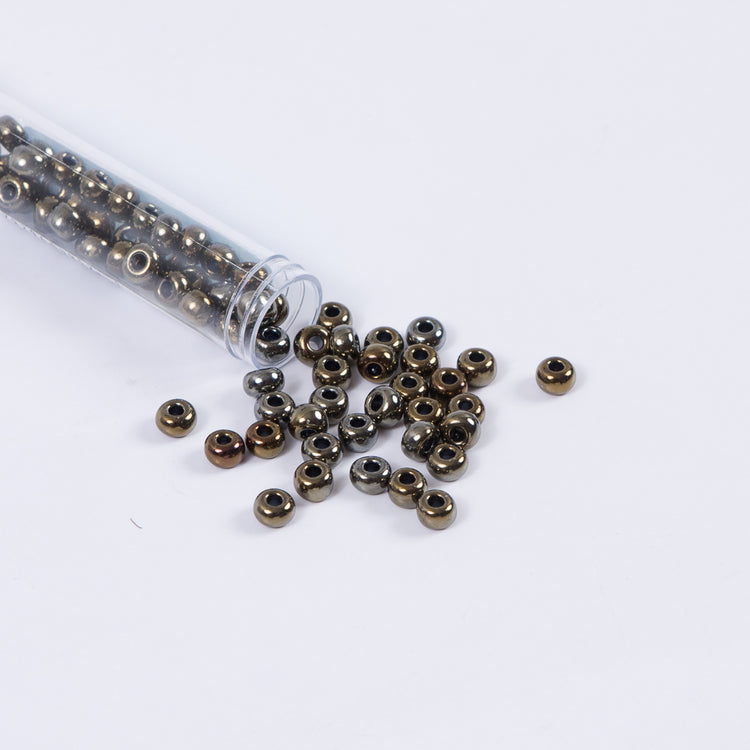 template--25130090922057__main-Brown Iris Opaque Czech Seed Beads - Size 2