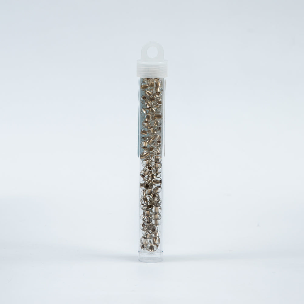 Gold Lined Crystal Czech Seed Beads - Size 2 Detail