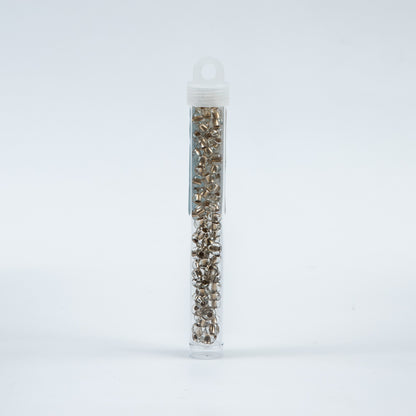 Gold Lined Crystal Czech Seed Beads - Size 2 Detail