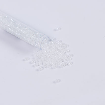 Pearl White Czech Seed Beads - Size 6