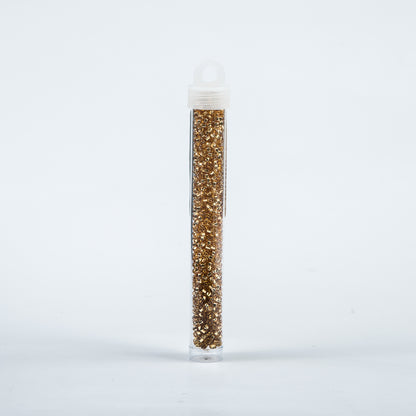 Gold Czech Seed Beads - Size 8 Detail