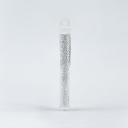 White Opaque Czech Seed Beads - Size 8 - Detail