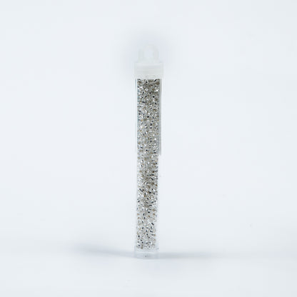 Silver Lined Clear Czech Seed Beads - Size 8 - Detail