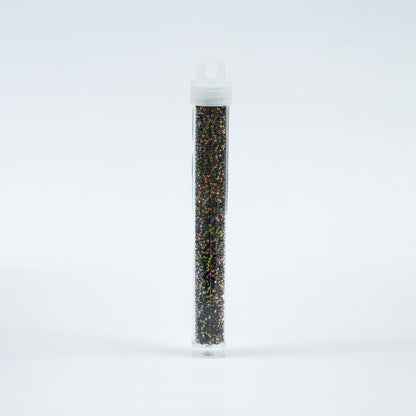 Clear Earth Tone Czech Seed Beads - Size 10 - Detail