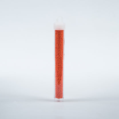 Orange Opaque Czech Seed Beads - Size 10 Detail
