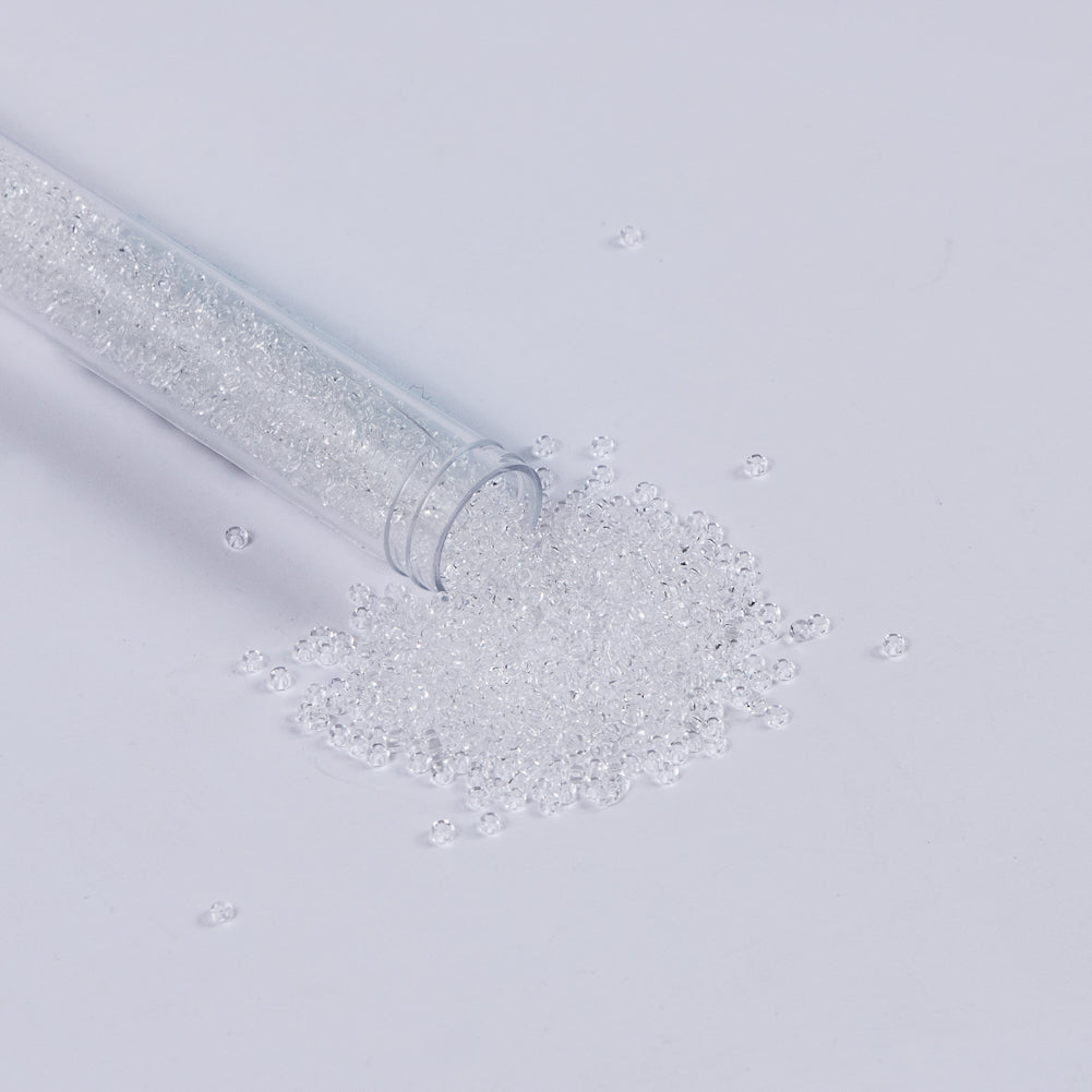 Clear Crystal Czech Seed Beads - Size 10