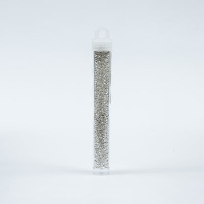 Silver Lined Clear Czech Seed Beads - Size 10 Detail