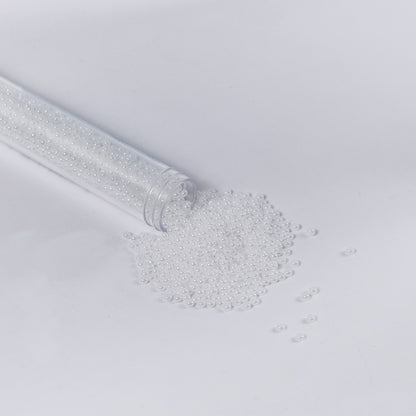 Pearl White Czech Seed Beads - Size 10