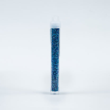 Silver Lined Aqua Mixed Czech Seed Beads - Size 10 Detail