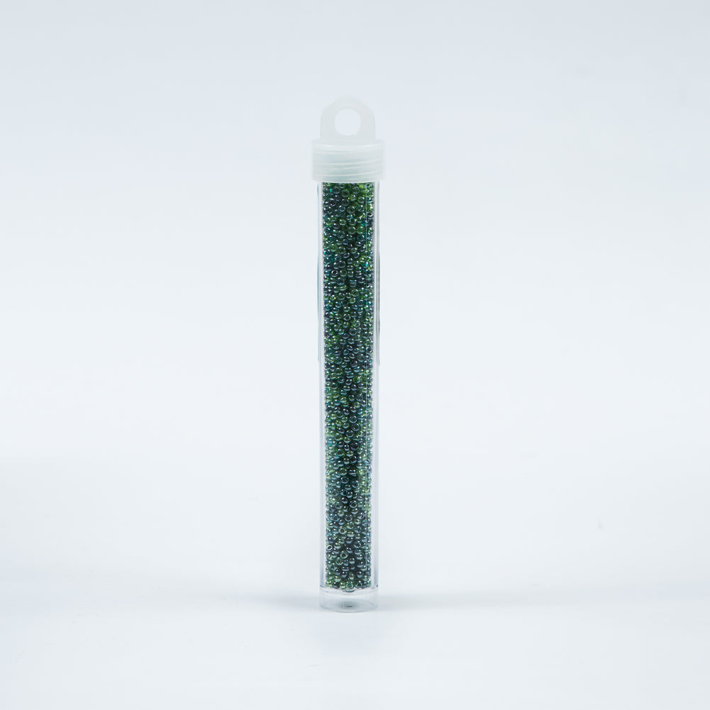 Lustrous Seagreen Mixed Czech Seed Beads - Size 10 - Detail