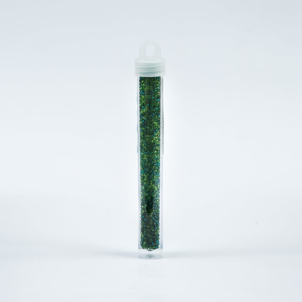 Clear Seagreen Mixed Czech Seed Beads - Size 10 Detail