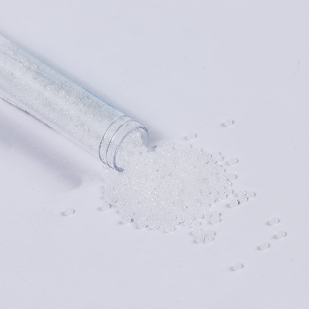 Alabaster Czech Seed Beads - Size 10