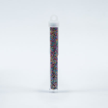 Metallic Multicolor Czech Seed Beads - Size 10 Detail