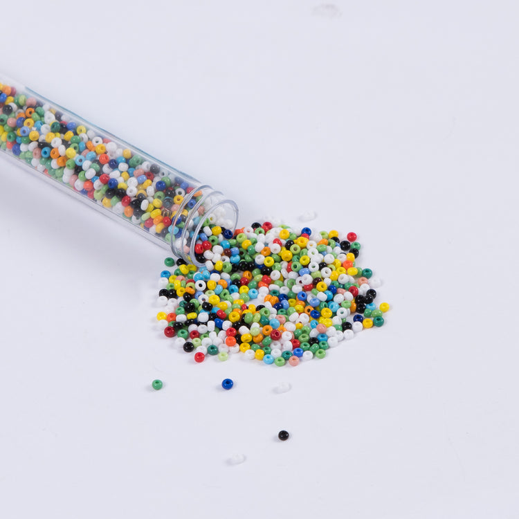 template--25130090922057__main-Opaque Multicolor Czech Seed Beads - Size 10