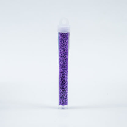 Violet Opaque Czech Seed Beads - Size 10 Detail