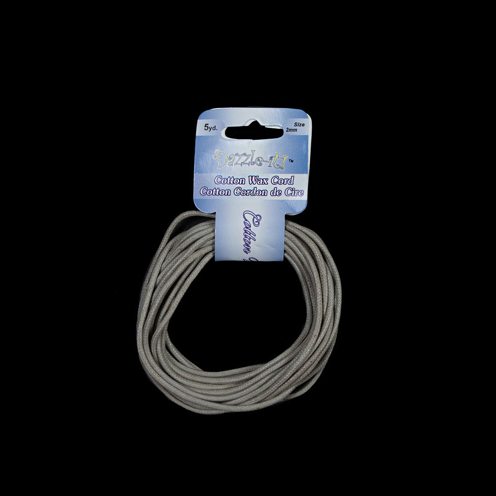 Dazzle-It Tuffet Cotton Wax Cord - 2mm
