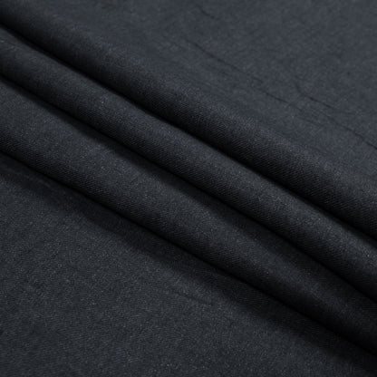 Blue Graphite Denim-Like Cotton Twill - Folded