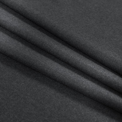 Charcoal Twill Wool Suiting Detail