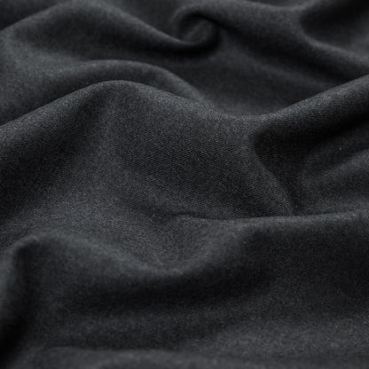 Charcoal Twill Wool Suiting Full