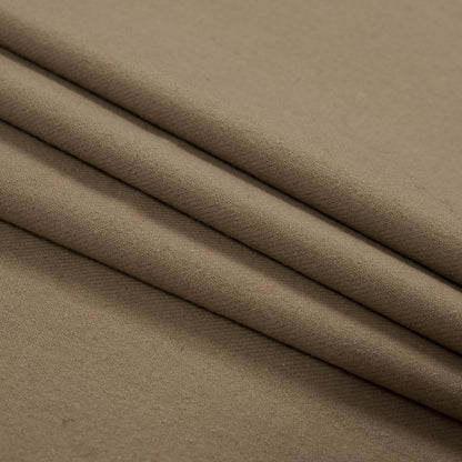 Tan Soft Wool Twill - Folded