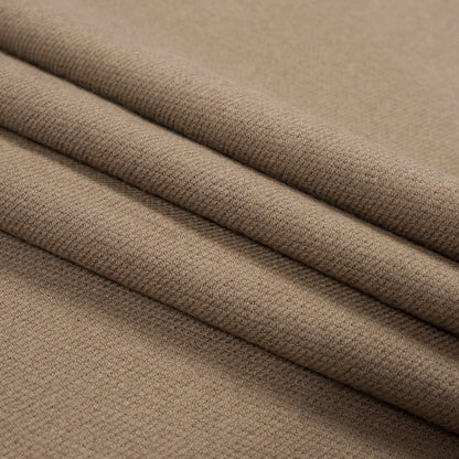 Tan Ribbed Wool Coating Folded