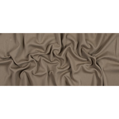 Greige Wool Coating with a Twill Side and a Ottoman Side Full