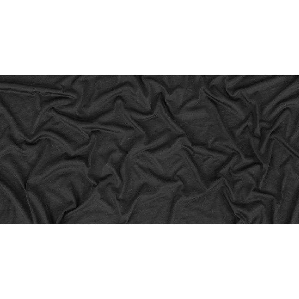 Black Rayon Tissue Weight Jersey - Full