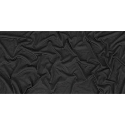 Black Rayon Tissue Weight Jersey - Full