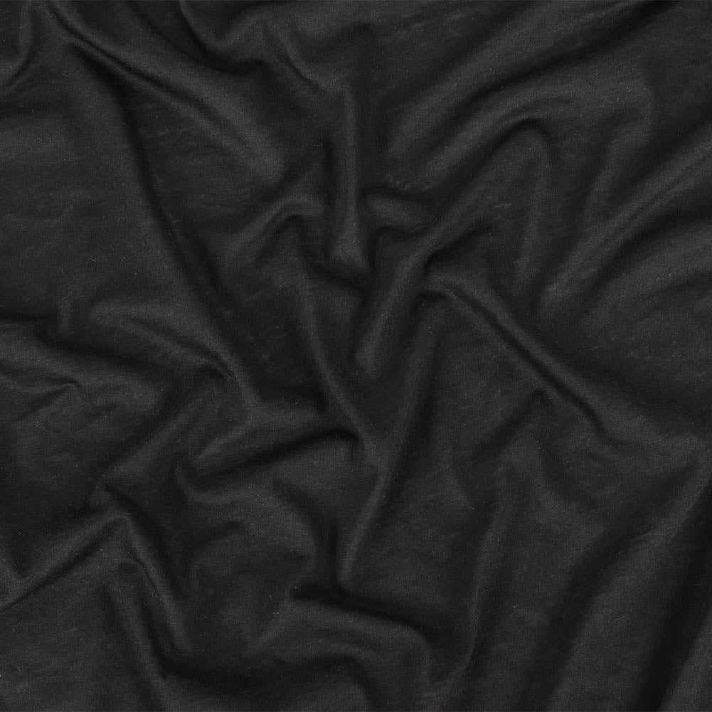 Black Rayon Tissue Weight Jersey