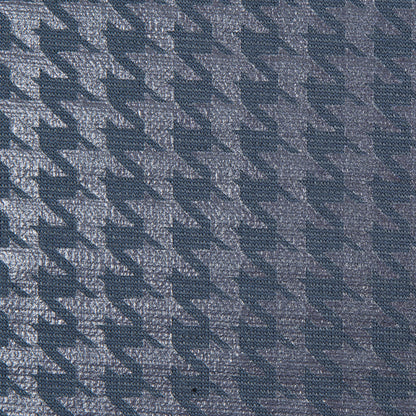 Charcoal Ponte Knit with a Houndstooth Foil Full