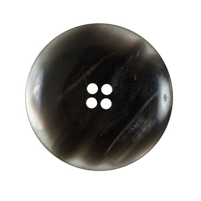 Gray Iridescent Plastic Button - 45L/28mm - Detail