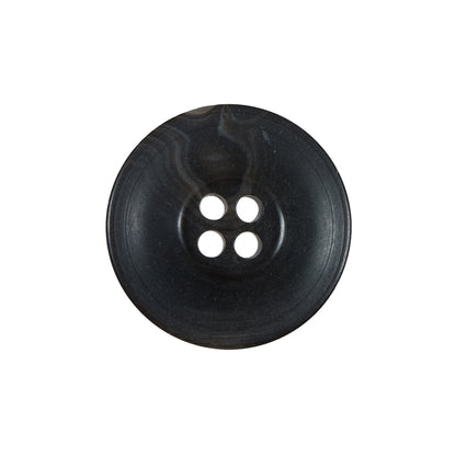Dark Gray 4-Hole Plastic Button - 35L/22mm Detail