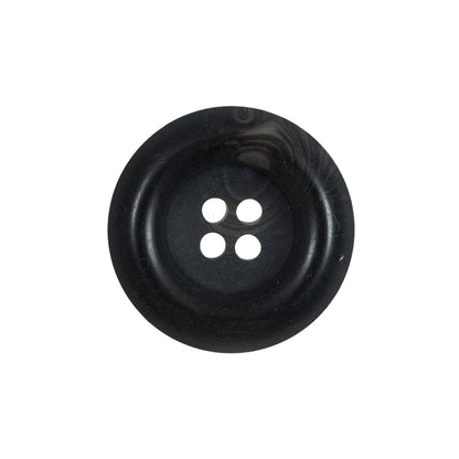Dark Gray 4-Hole Plastic Button - 35L/22mm